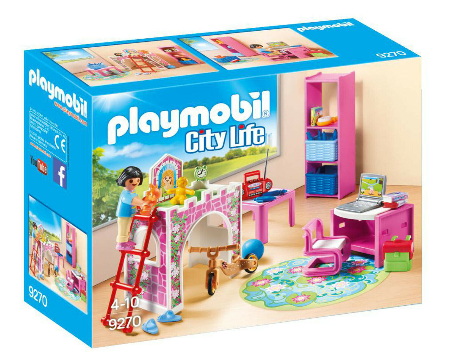 9270 Playmobil Children's Room City Life Suitable for ages 4 years and up