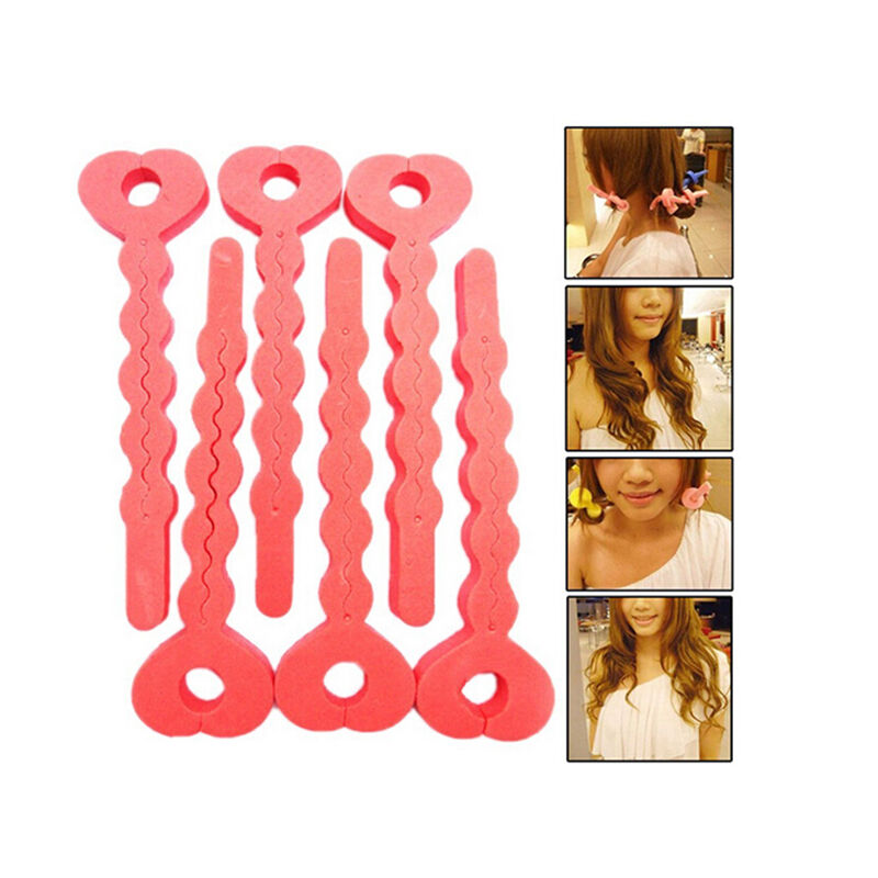 New Enduring 6X Magic Sponge Hair Soft Curler Roller Strip Heatless Roll T.l8