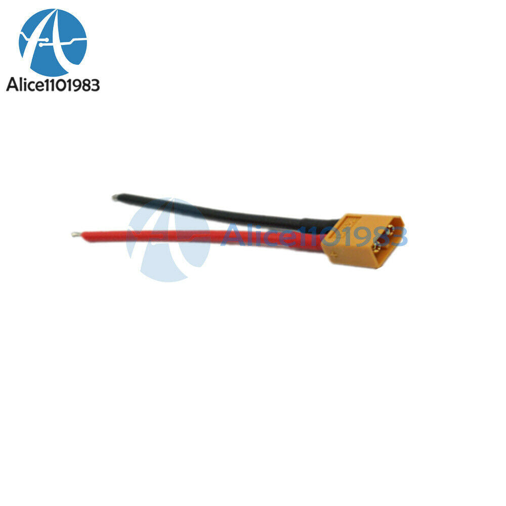 XT60 Connector Male W/Housing 10CM Silicon Wire 14AWG