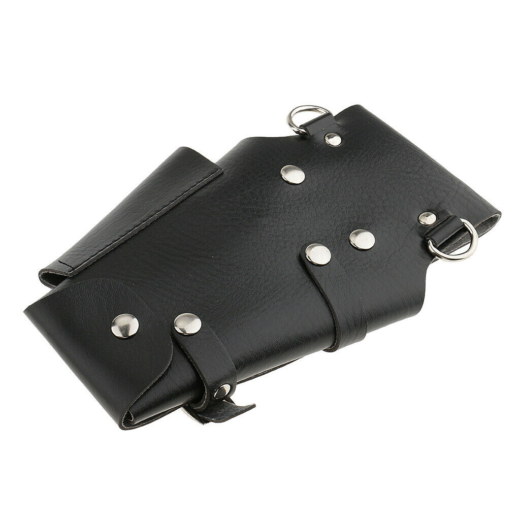 Soft Anti-wear Barber Scissors Shears Combs Bag Holder Organizer Black