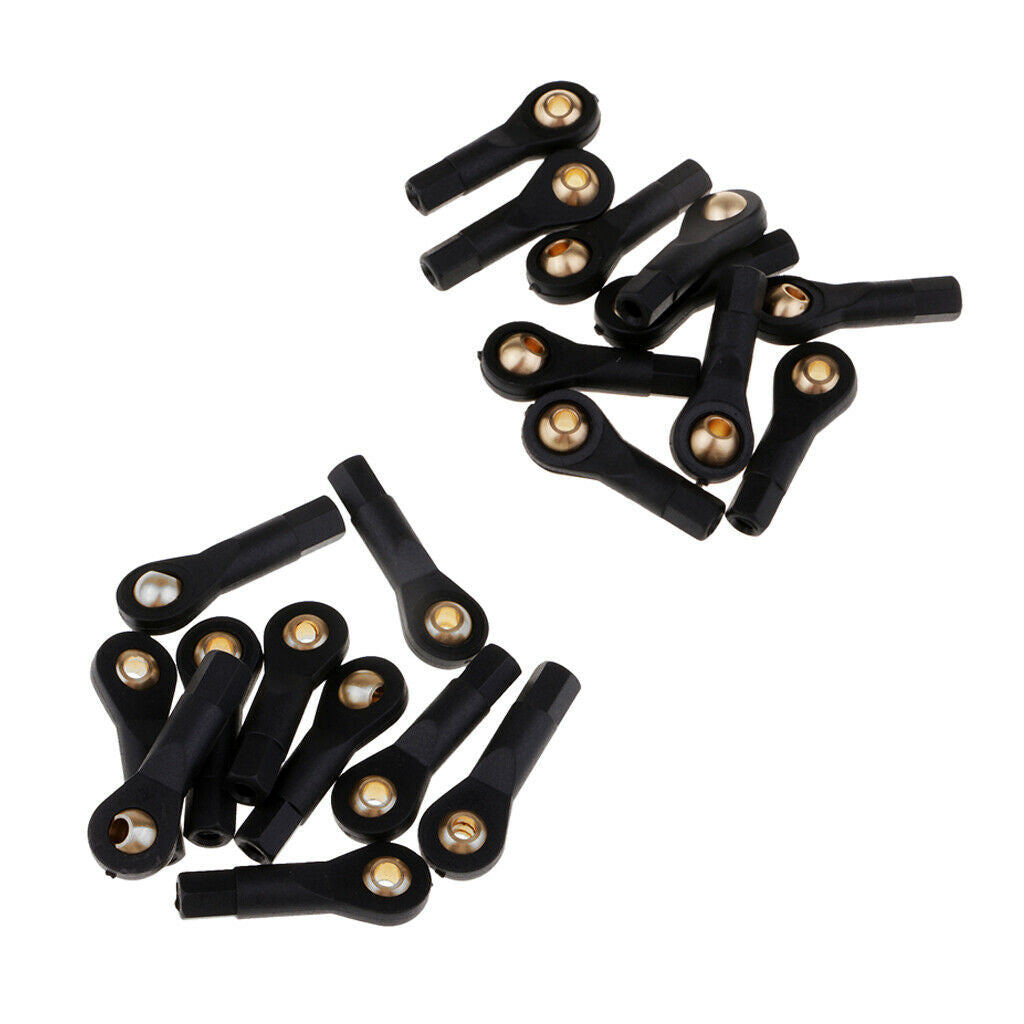 20pcs Universal Ball Head Buckle Tie Rod End Ball Head Plug For RC Truck Car