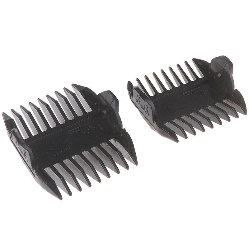 2Pcs Universal Cut Clipper Limit Comb Guide Attachment Size Barber Replace.l8