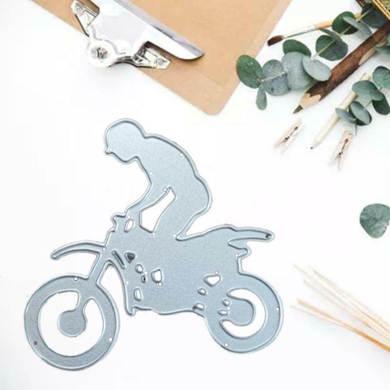 Cycling Metal Cutting Dies Stencil DIY Scrapbook Album Paper Card Template Mold