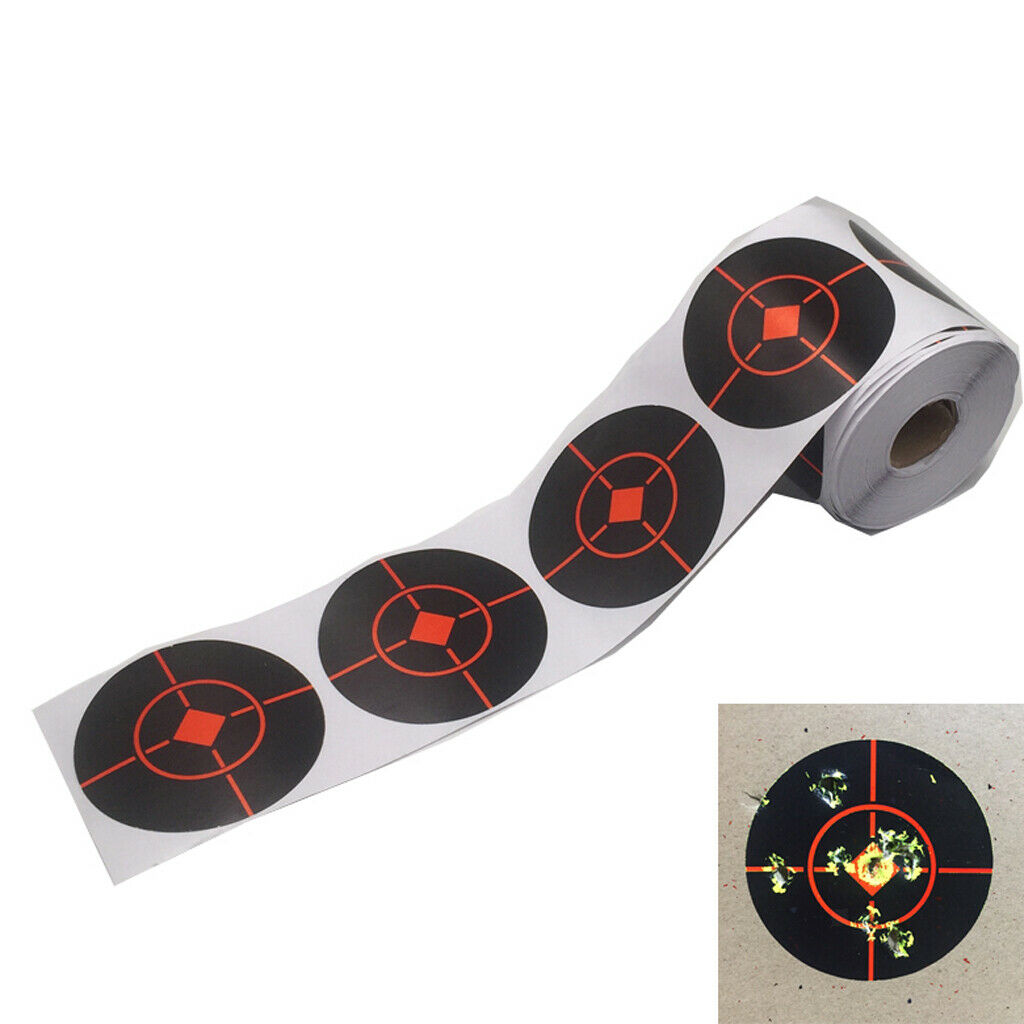 250 Pcs. Targets Reactive Splatter Diam. 7.5 Cm Self-adhesive