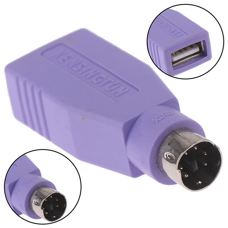 1PC USB Female To PS2 PS/2 Male Adapter Converter keyboard Mouse MiY1