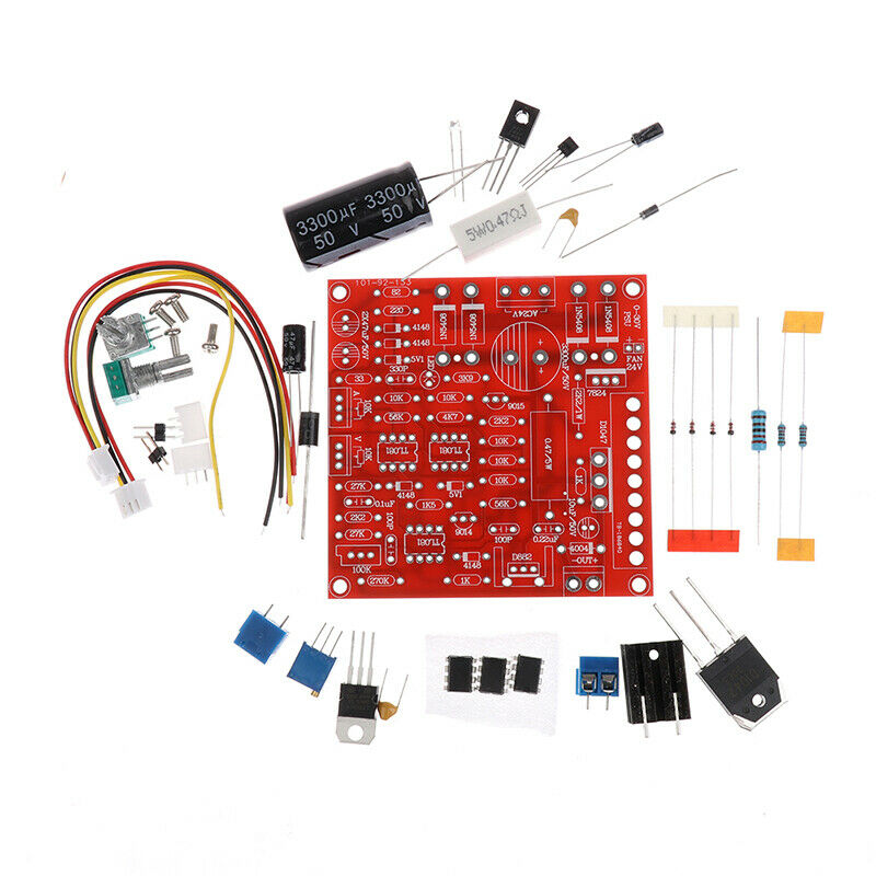 0-30V 2mA-3A Regulated Power Kit Continuously Adjust Current Limiting ProtecBDA