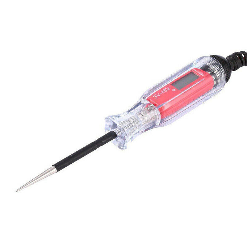 3~48V Digital LCD Display Electric Circuit Tester Test Light Car Boat Trailer RV