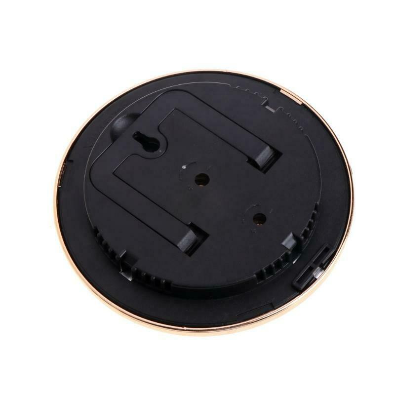 Large Round Thermometer Hygrometer Temperature Humidity Monitor Meter Gauge Blue