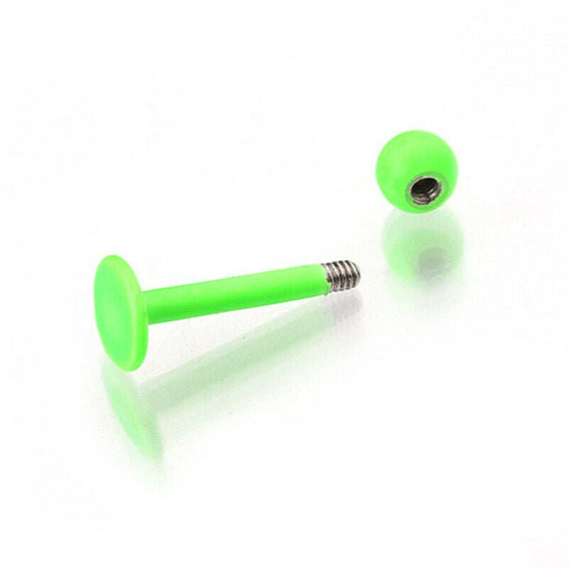 8Pcs Stainless Steel Lip Rings Tongue Nail Cartilage Ear Stud Piercings J.l8