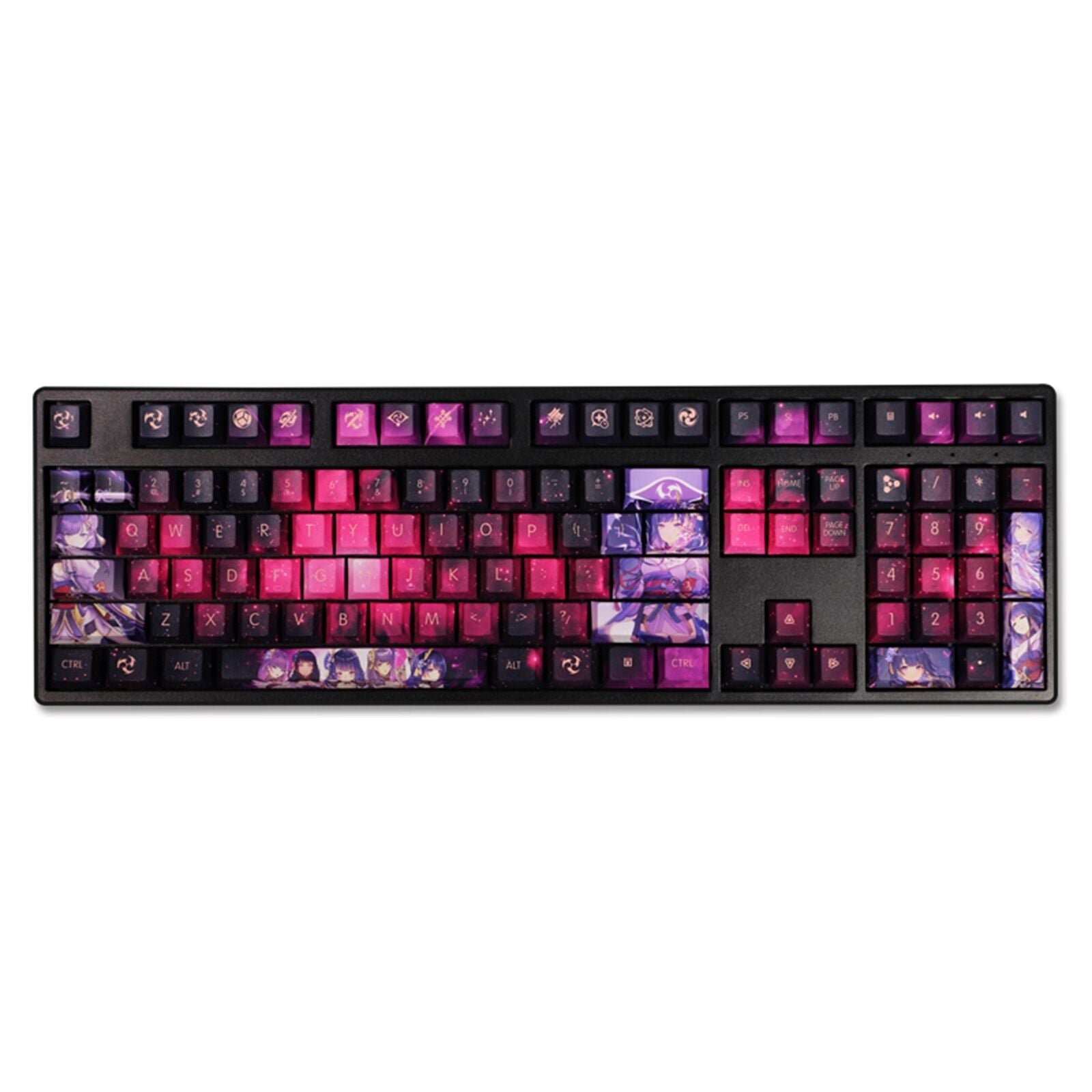 Games Genshin Impact Beelzebul 108 PBT Keycap Set f/Mechanical Keyboard Stock
