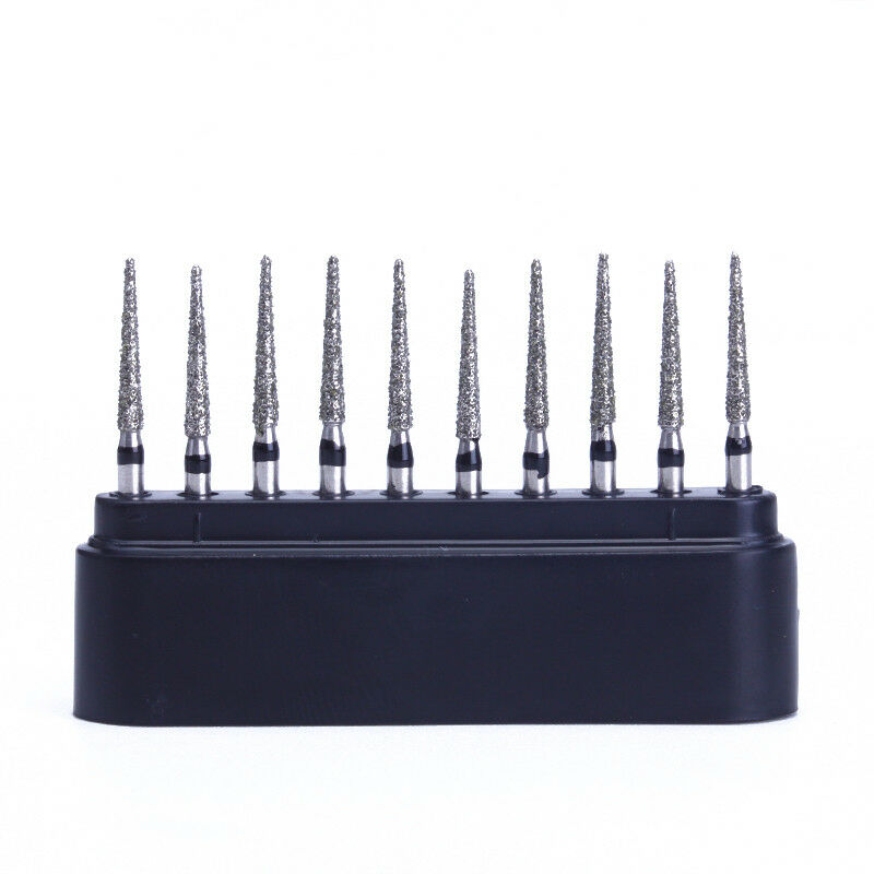 100Kit Dental Diamond Burs TC-11S Taper Cone Tip for High Speed Handpiece AZDENT