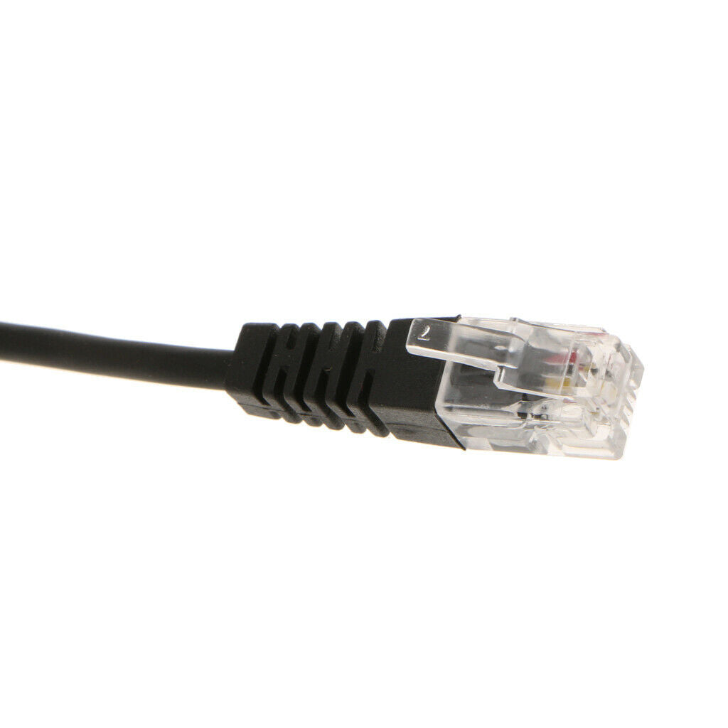 PC / Telephone Headset Adapter Cable RJ9 Male   to Plantronics Convertor