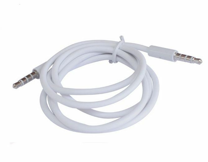 3.5mm 1/8'' Male To Male 4-Pole 3 Ring TRRS AV Audio Extension Cable 1M