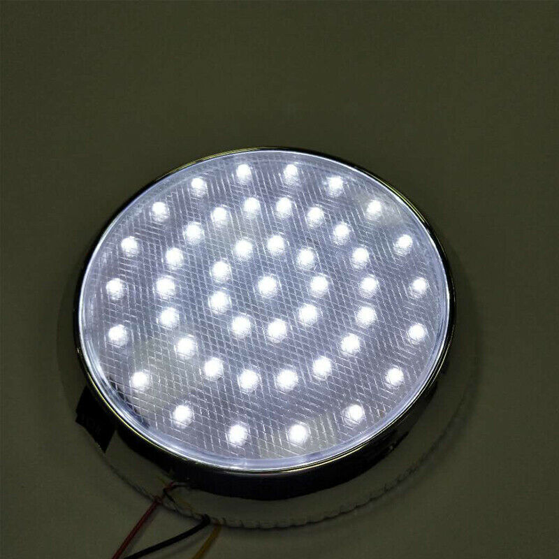White 12V 46LED Car Vehicle Interior Dome Lights Indoor Roof Ceiling Lamp Pretty