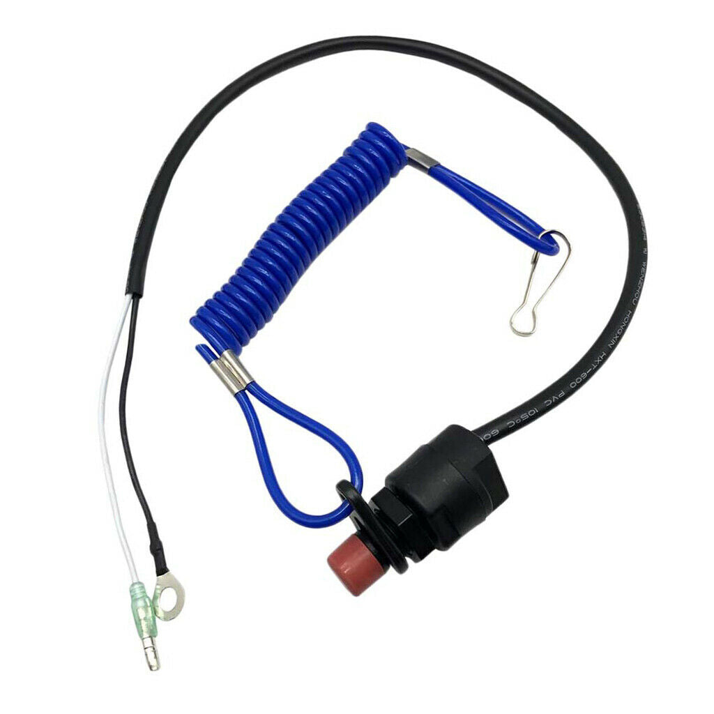 Kill Stop Switch Safety Tether Outboard Engine Cut Off Boat For Yamaha