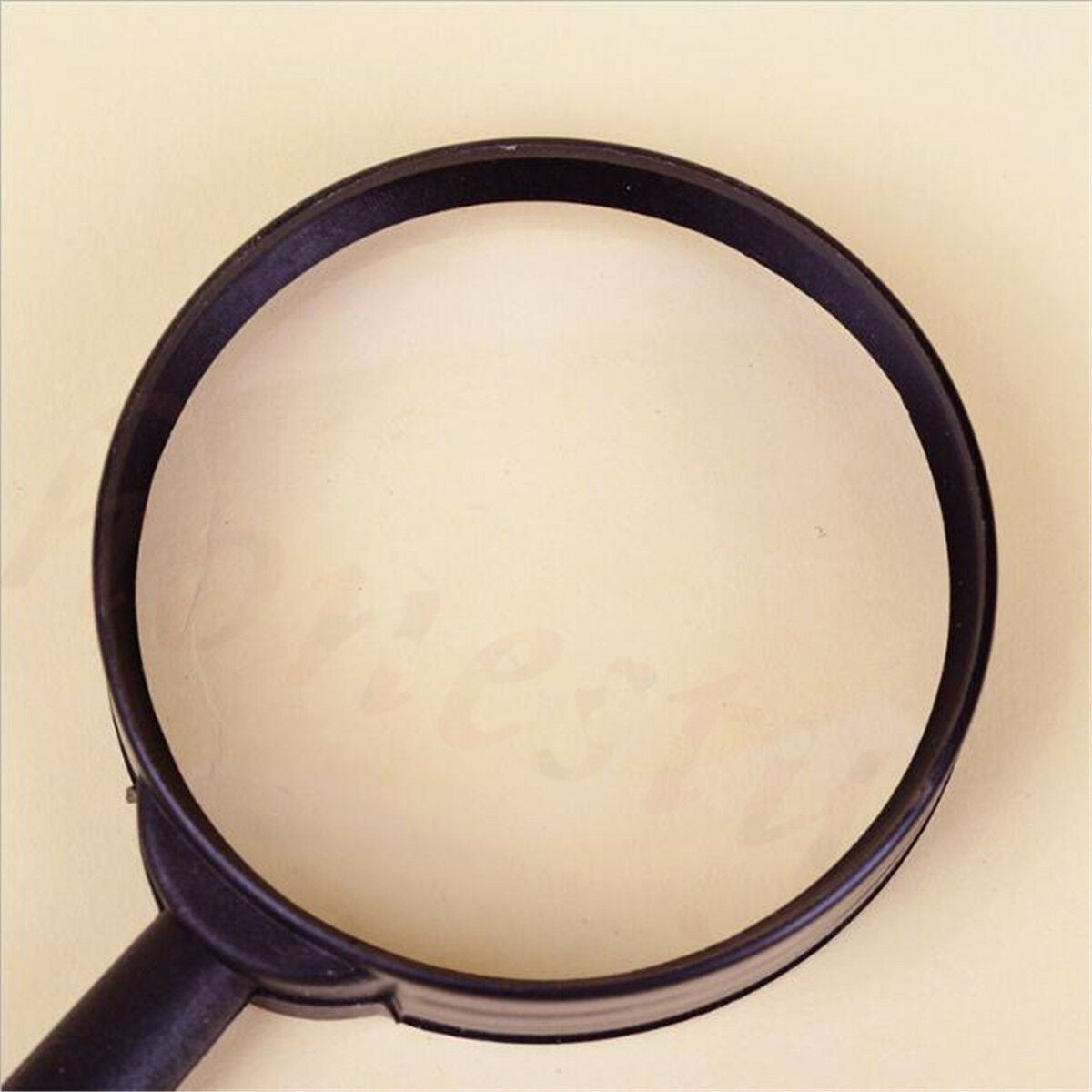 2Pcs Magnifier 60mm Handheld 5X Magnifying Glass Handheld Low Vision Reading