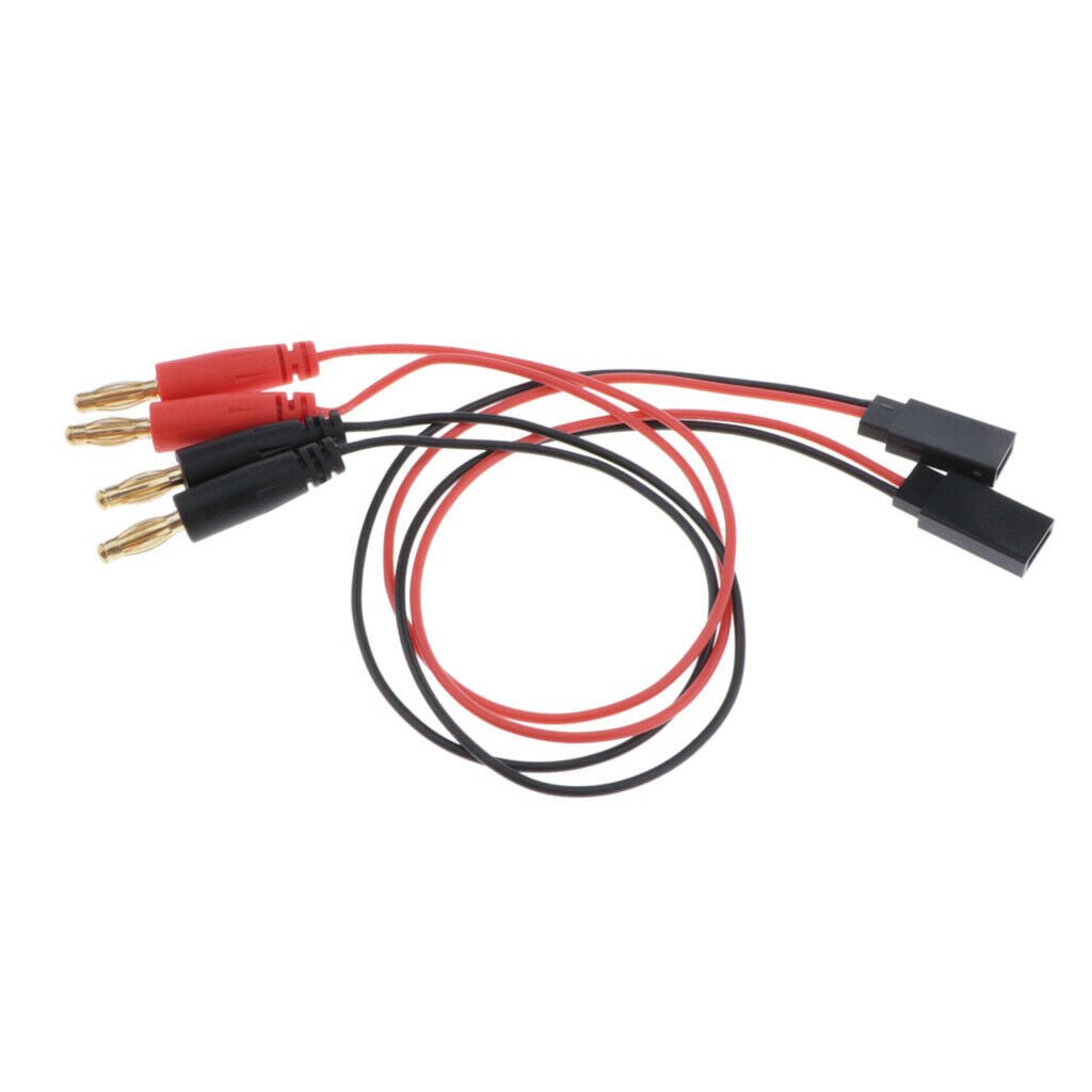 Lots 2 4mm Banana Plug  For Futaba RC Female Head Cable 22AWG Wire Line