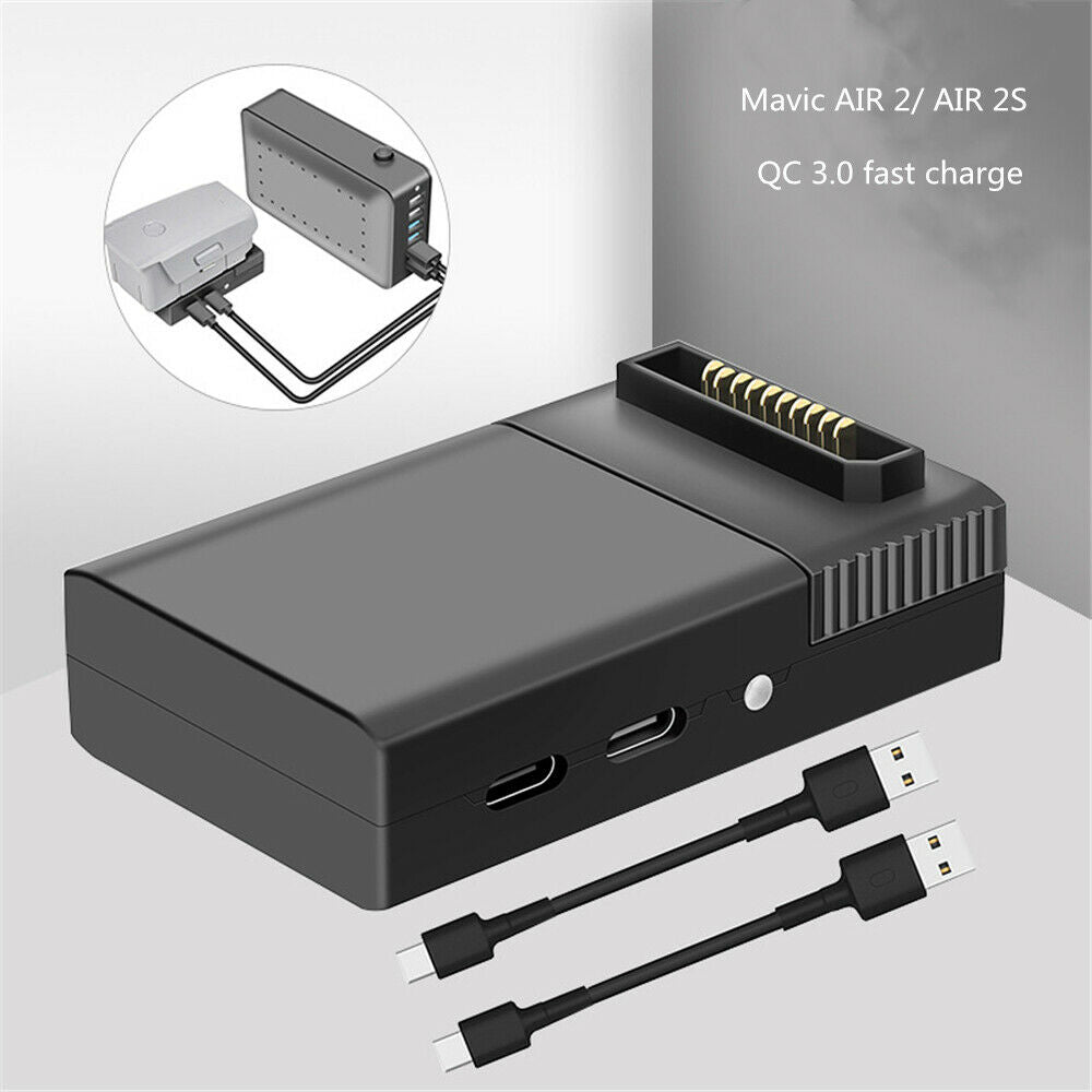 QC3.0 USB charger is suitable for DJI AIR 2S/Mavic AIR 2 drone accessories