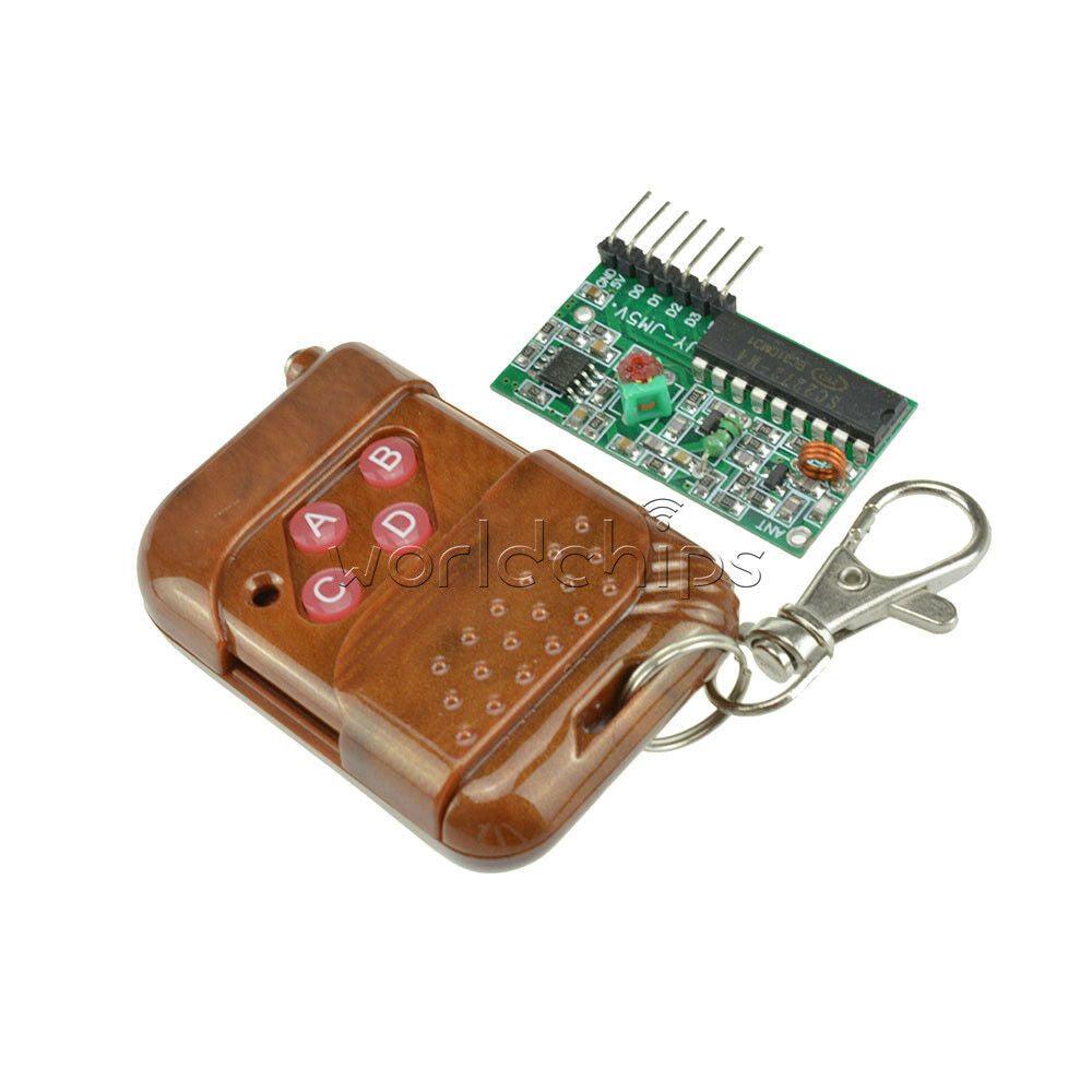 4 channel IC2262/2272 wireless remote control kits 4 key wireless remote 433MHZ