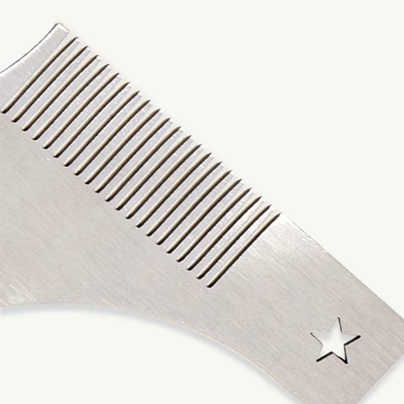 Beard Shaping and Styling Tool with inbuilt Comb for Perfect Line up and Edging