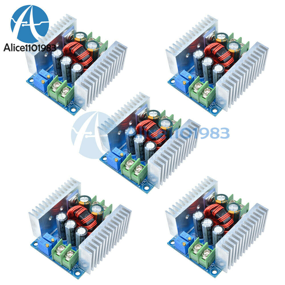 5PCS 300W 20A Constant Current DC-DC Adjustable Step Down LED Driver Module