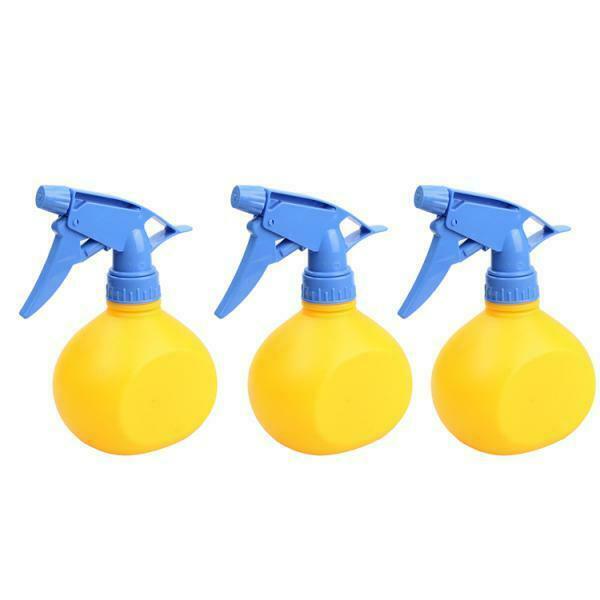 3 Pieces Plastic Empty Water Spray Bottle Cleaning Watering Make Up Tools