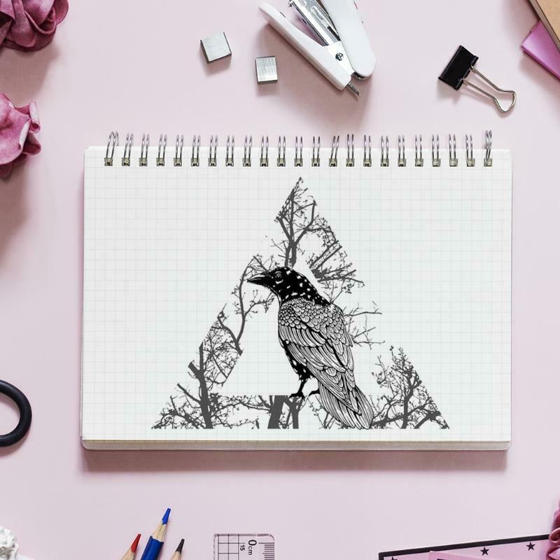 Tree Bird DIY Silicone Clear Stamp Cling Seal Scrapbook Embossing Album Craft