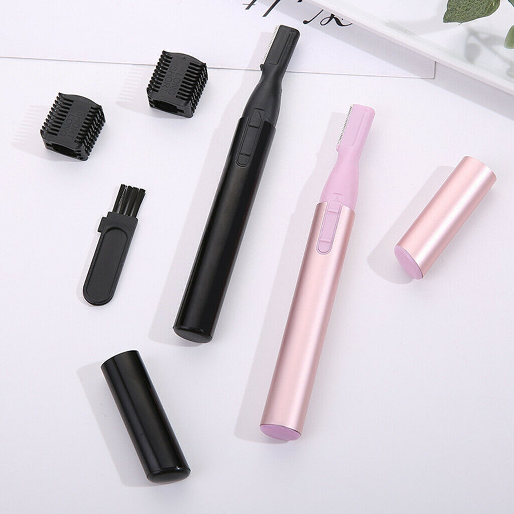 Electric Lady Shaver Bikini Legs Eye Brows Eyebrow Trimmer Razor Shaper Pink