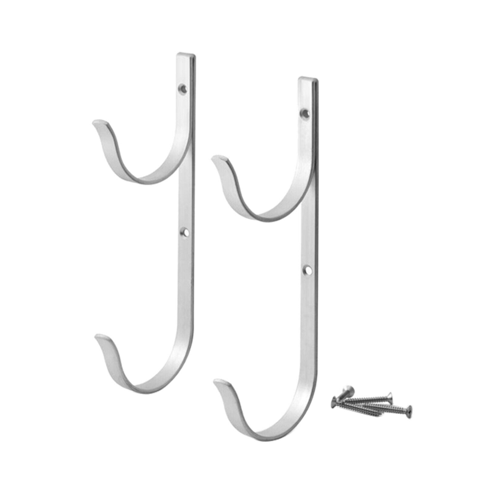 2pcs Telescoping Pole Hook Storage Rack Skimmers Brushes Hanger Garden Tools