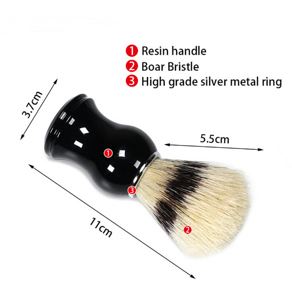 1XMen Shaving Bear Brush Best Badger Hair Shave Wood Handle Razor Barber .l8
