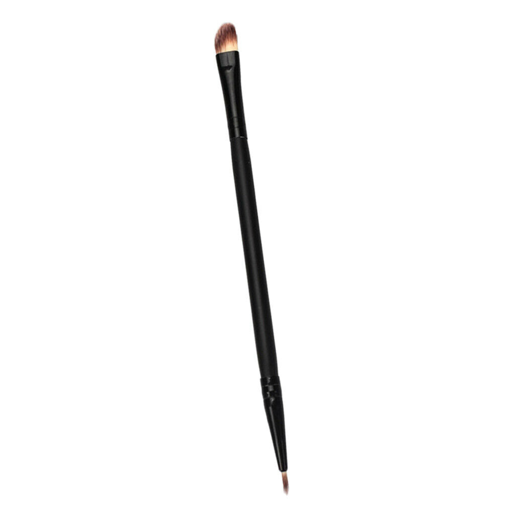 1 Piece Dual Sided Eyeliner Eyeshadow Brush - Premium Synthetic Angled Eyeshadow