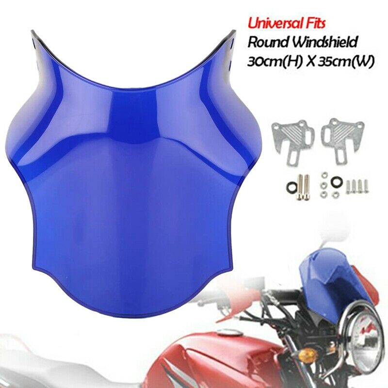 Motorcycle Windshield Round Lights Street Bike Windscreen As for  Hornet CB4Q3L2