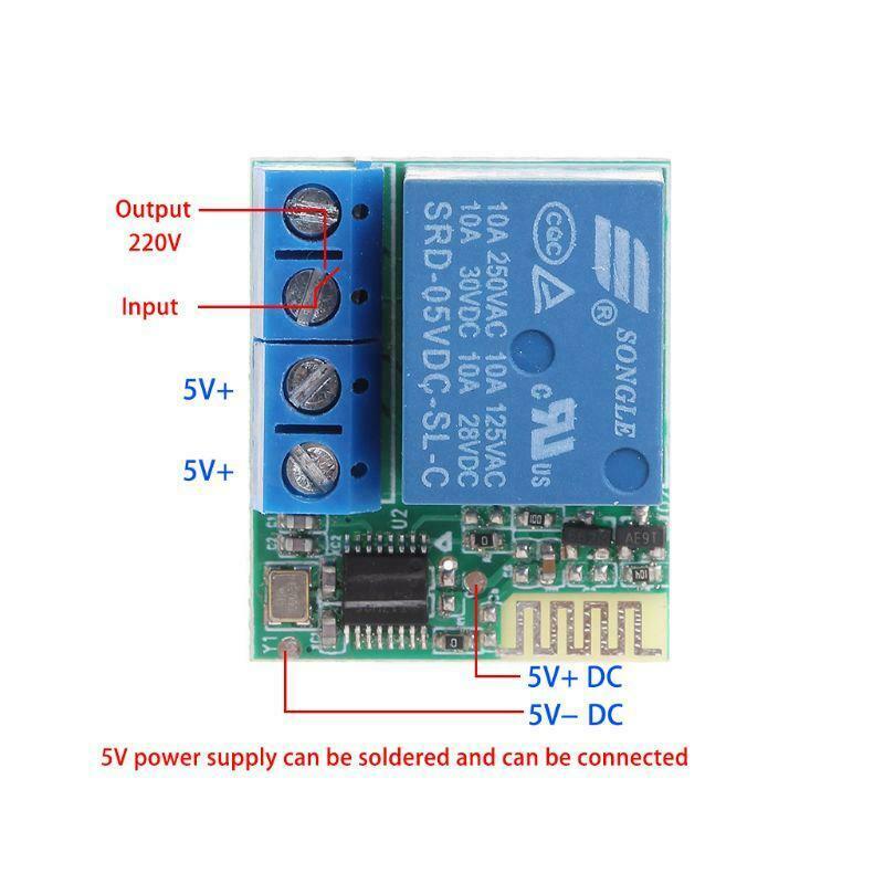 Relay Switch With Bluetooth-compatible APP Control Time-Relayed Module For