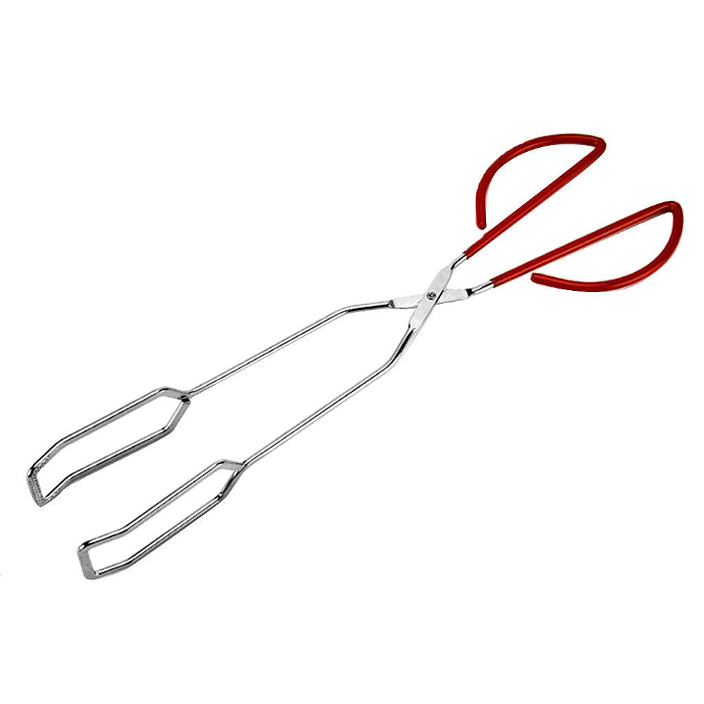 2Pcs Barbecue Scissors Tongs Bread Tong Kitchen Buffet Pliers For Camping