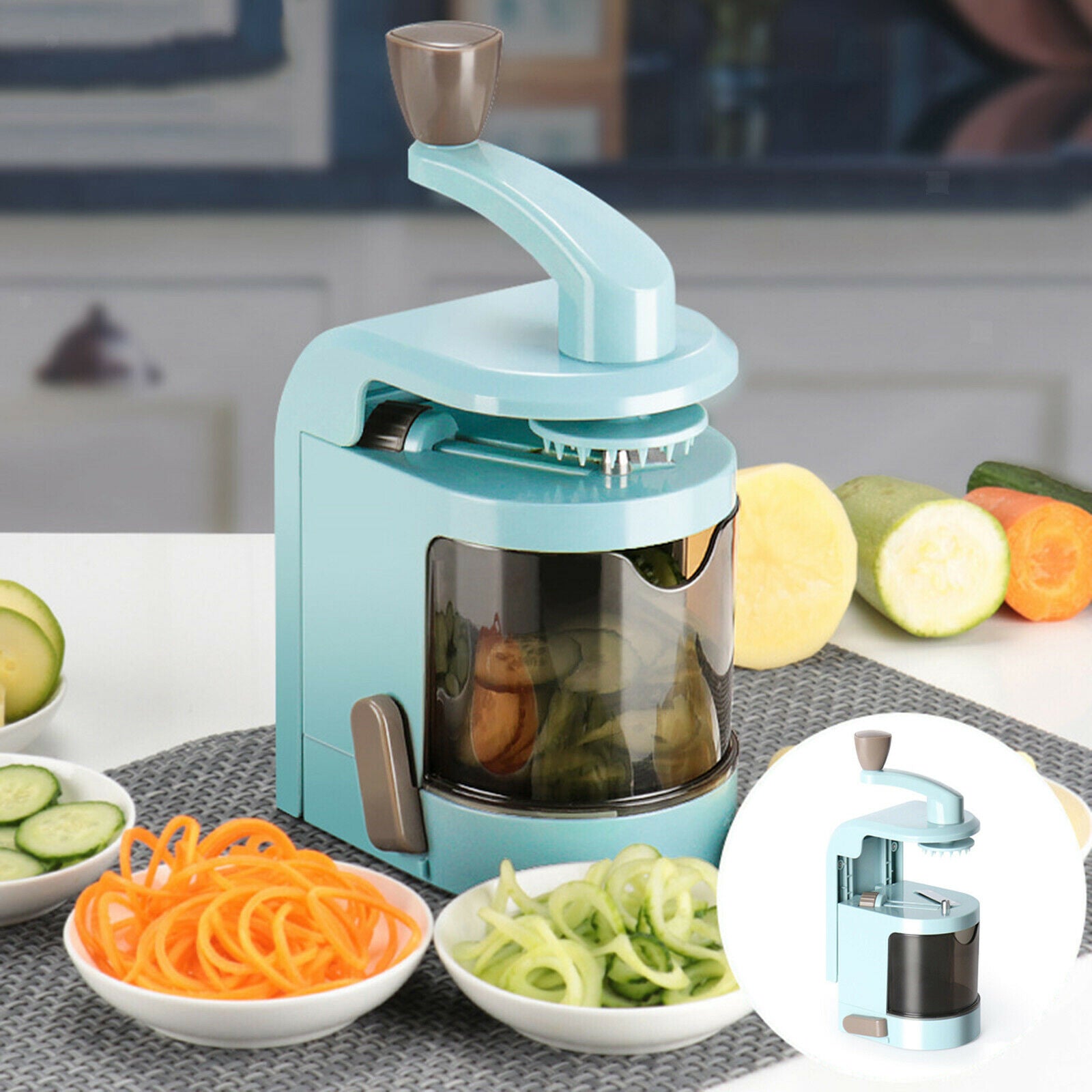 Vegetable Slicer Cutter Food Grater Zucchini Noodles Maker Kitchen Tool