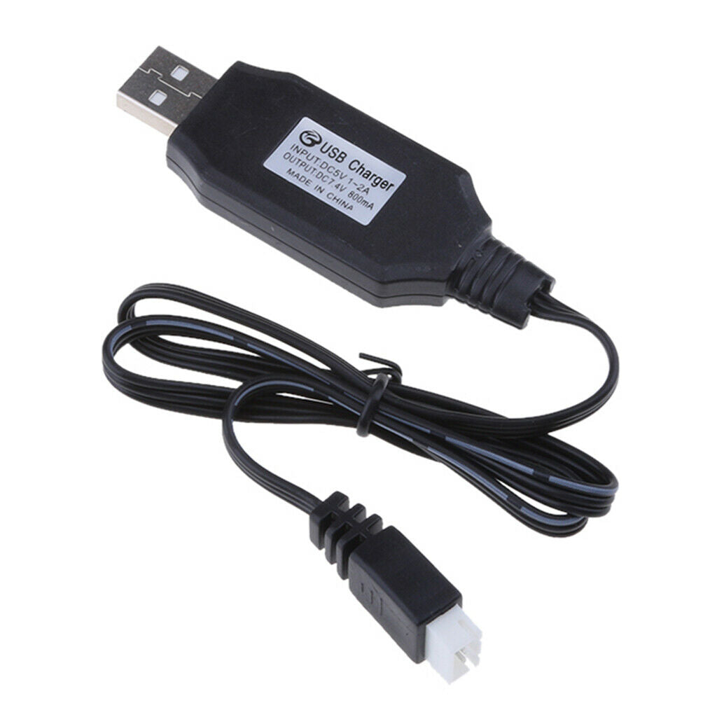 USB Male to Female 7.4V  Cable for RC Car, RC Drone,