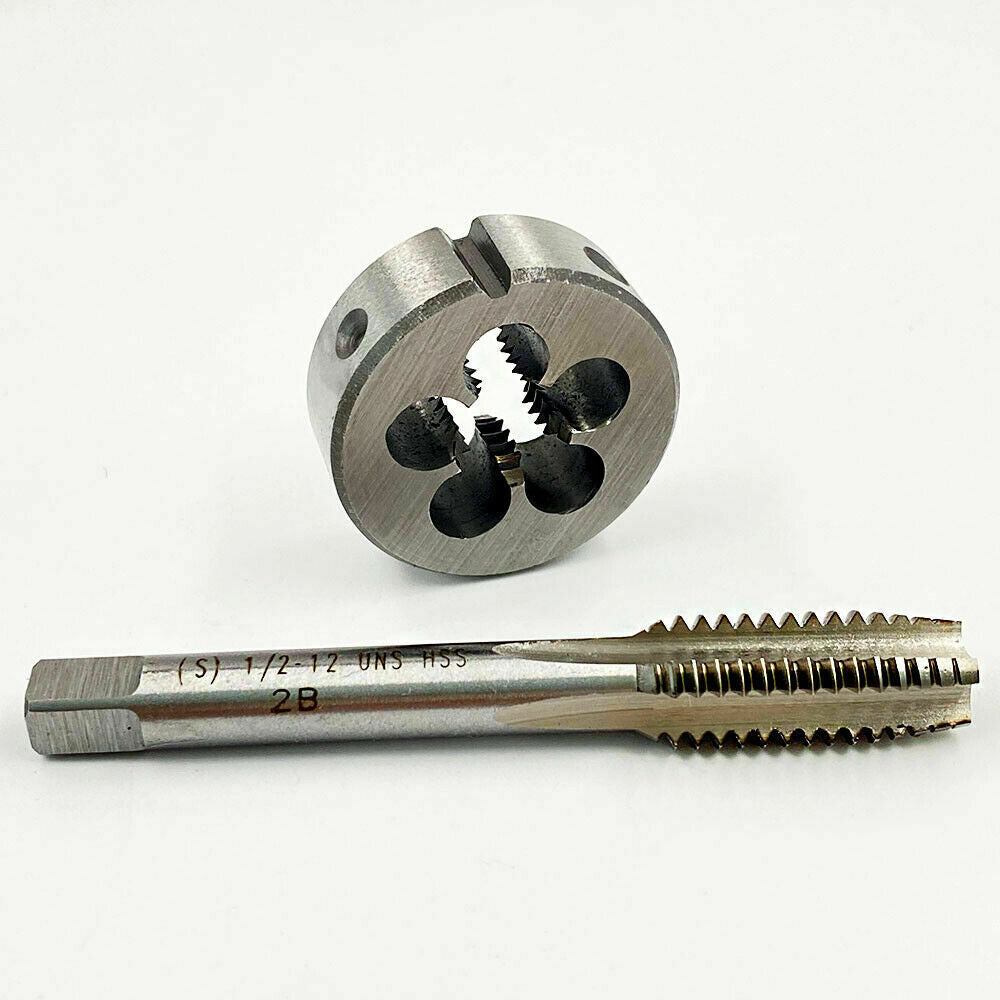 1/2-12UNS " Tap And Die Set and UNEF HSS right hand Machine Tap & Die