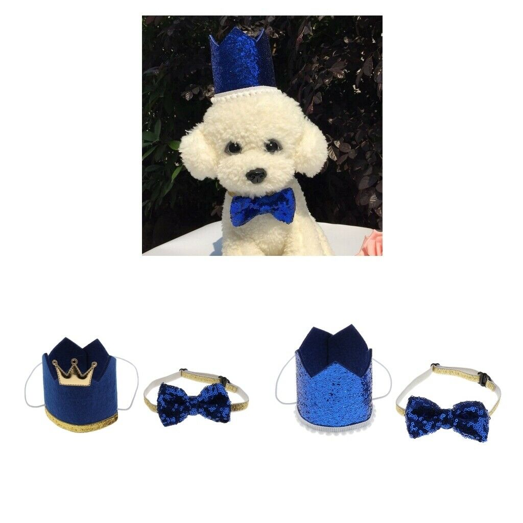 2x Dog Birthday Hat Party Costume Puppy Headwear