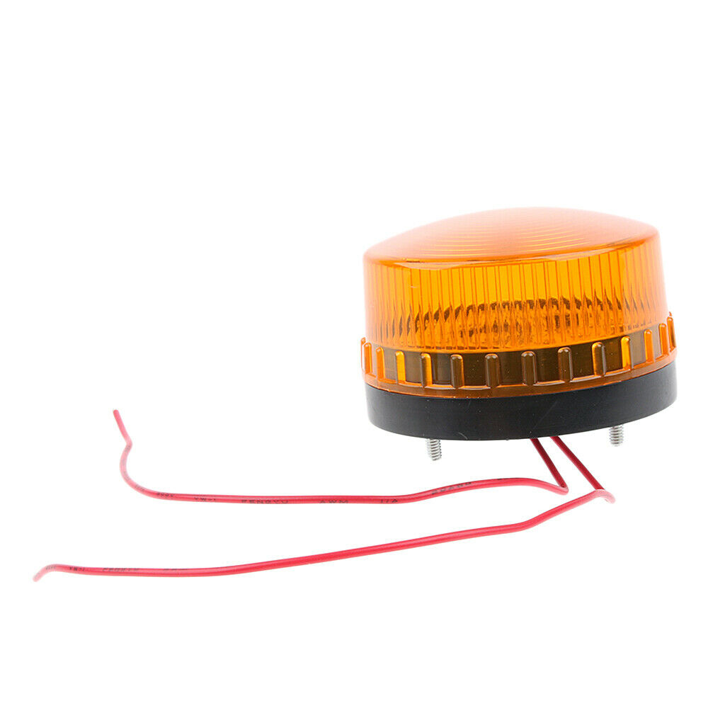1pc Warning Light Emergency Flashing Beacon New Strobe Alarm Lamp Yellow