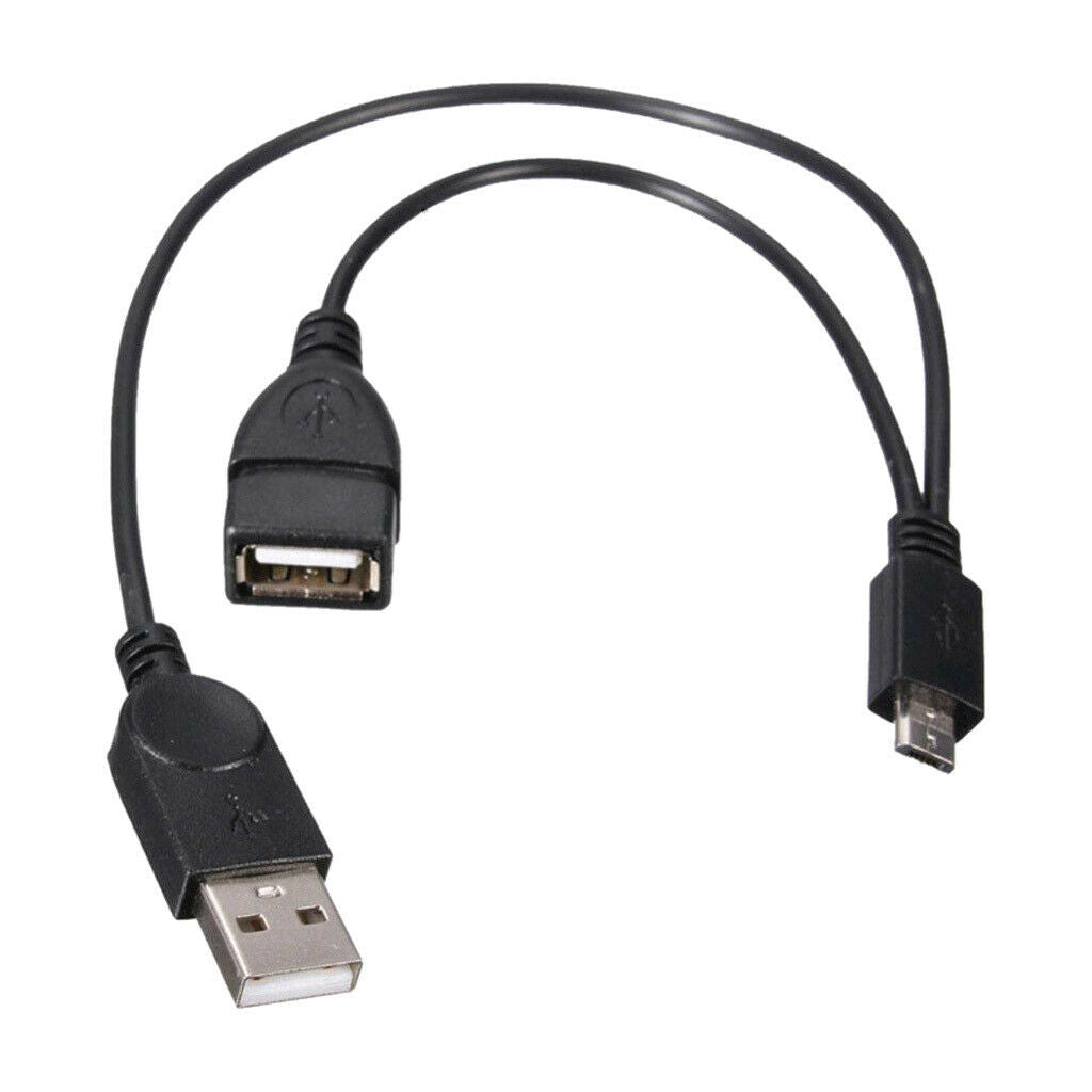 USB Adapter Micro USB Male to USB 2.0 A Male and Female Connector Converter
