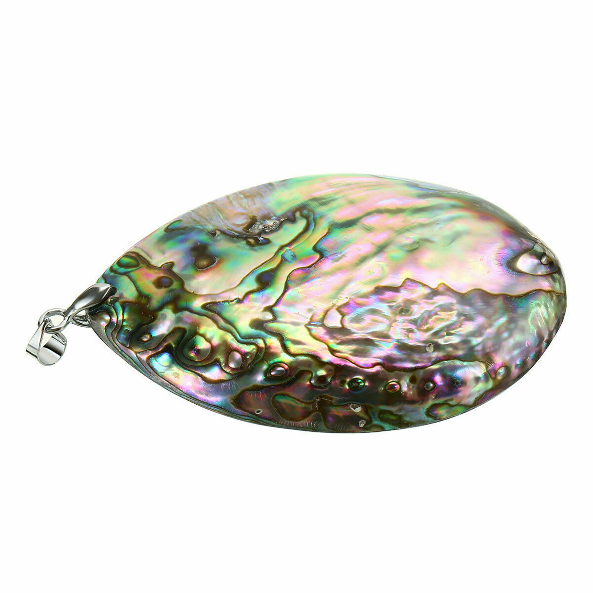 Seashell Abalone Shell Pendant Smudging Beach House Decor Natural Rainbow Gifts