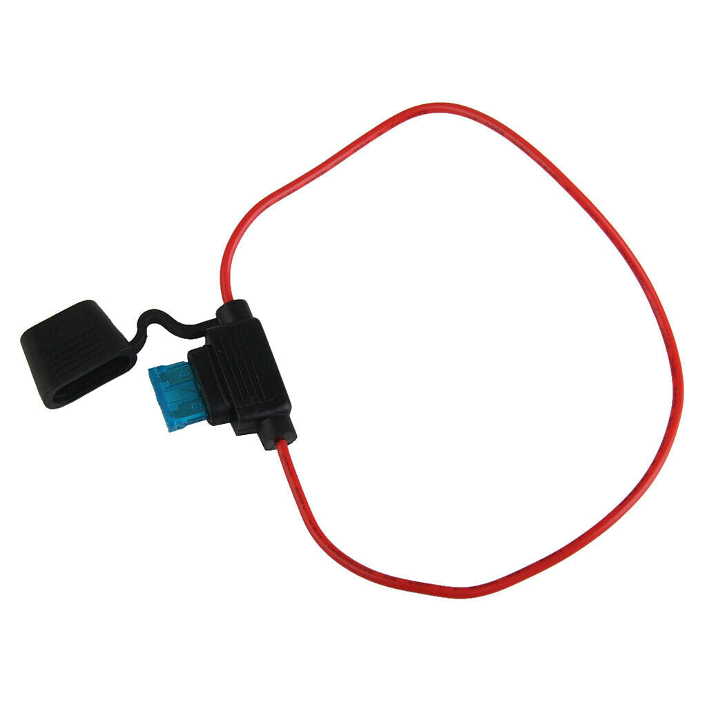 In Line Standard  Fuse Holder For 12V /15A Fuses Car Auto Bike