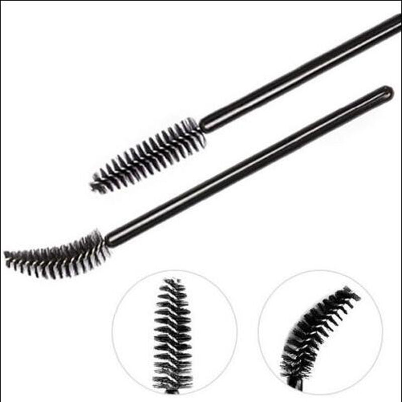 10Pcs Makeup Tool Oblique Design Eyebrow Rotate Brush Cosmetic Brow Brush h9s