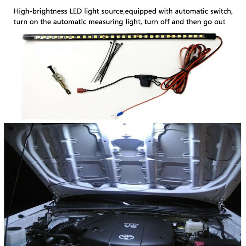Car Universal Under Hood Engine Repair 36cm LED Light Bar with Switch ControBDA