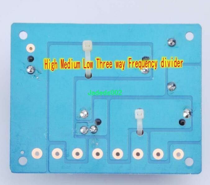 1pcs 80W 3-Way Audio crossover Speaker divider Home Audio Parts