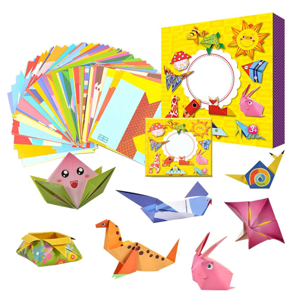 Origami DIY Toys Origami Folding Papers Book Kit 54 Patterns 108 Fold Papers