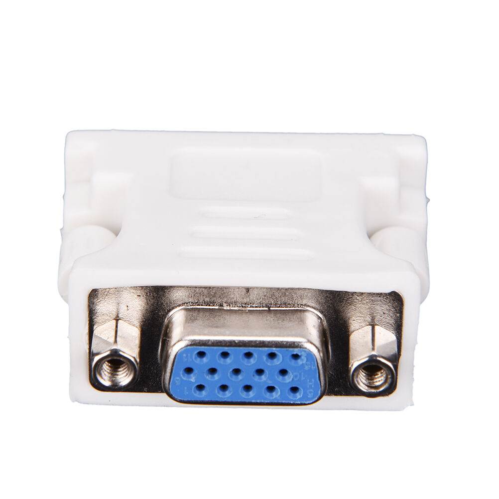 portable top dual link connector DVI-I male analog 24+5 To VGA female adapter.DD