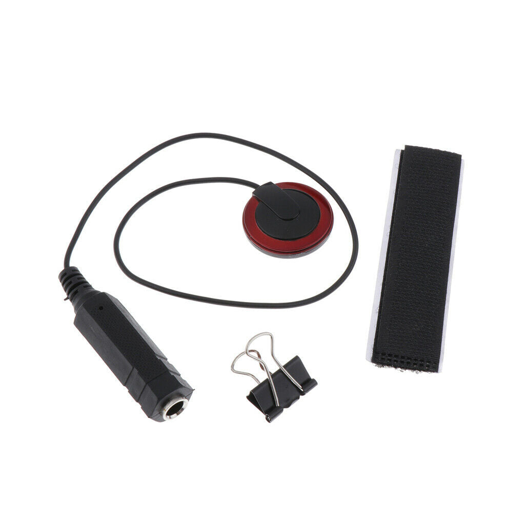 Piezo Contact Microphone Pickup with Clamp For Acoustic Guitar Violin Banjo