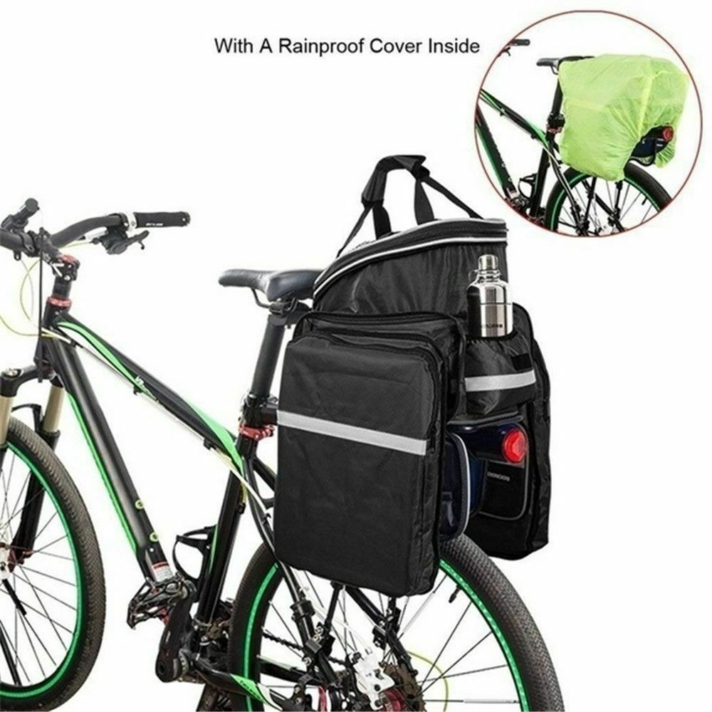 Rear Bag Riding Equipment Waterproof Pannier Rack Pack Cycling Shoulder Pouchs