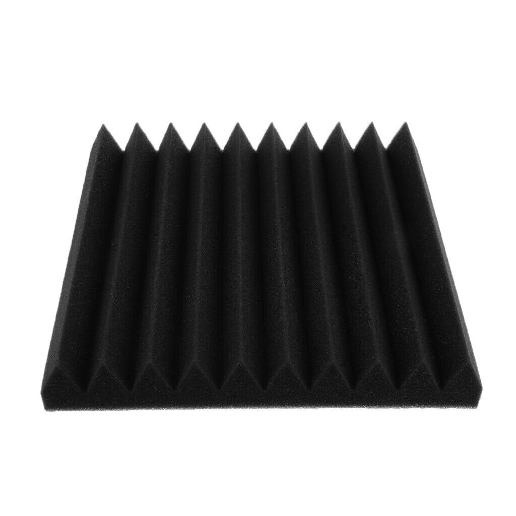 Studio Home Theater Acoustic Foam Panel Sound Noise Absorption Sponge Wedge Tile